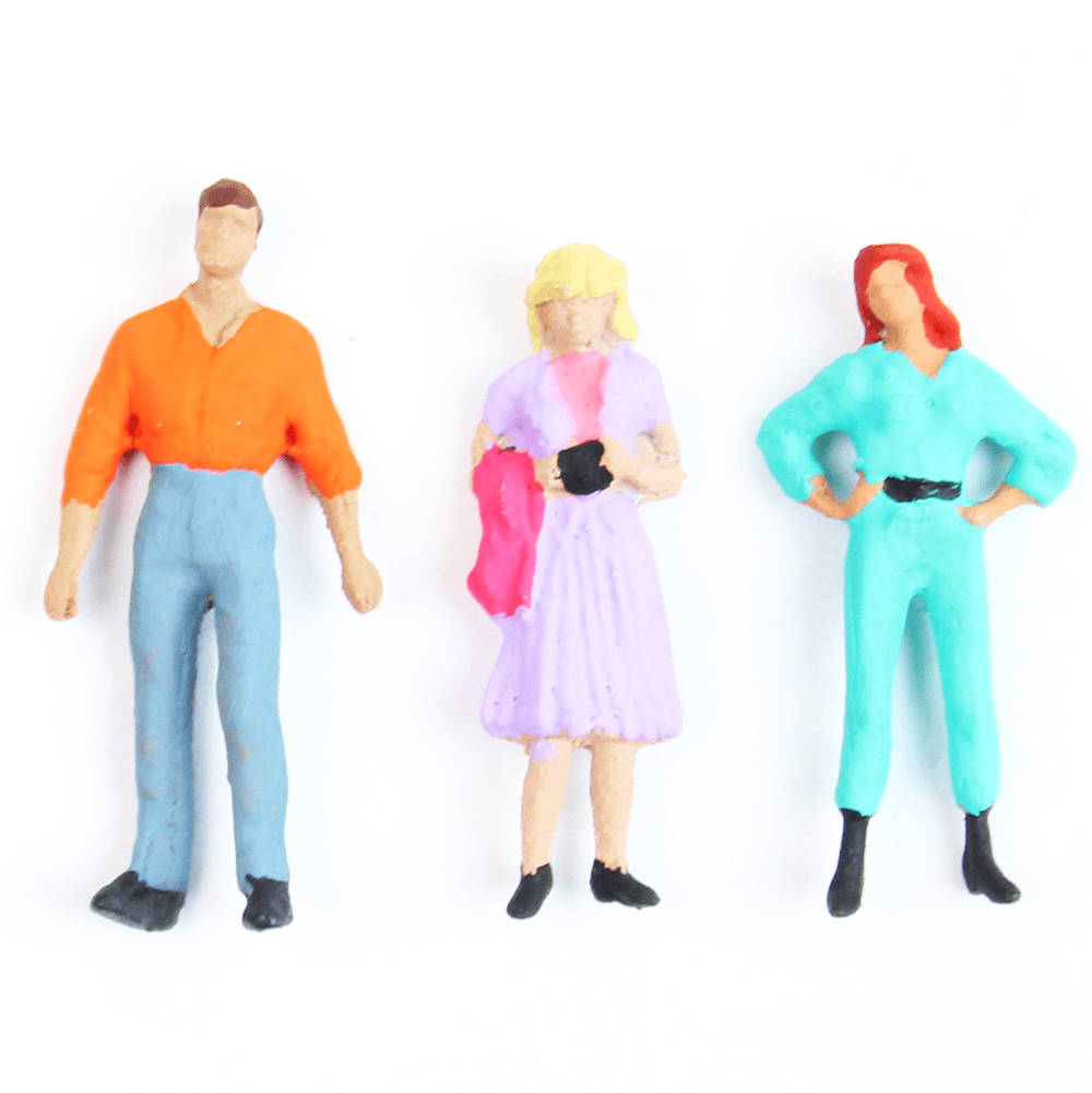 Figuras Para Maquetes 1/75 2267 Minitec 03 Peças